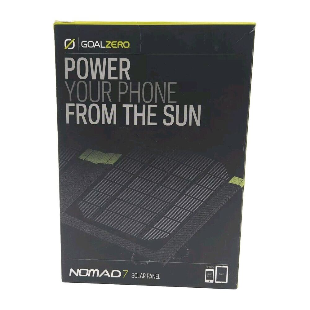 Goal‎ Zero Nomad 7 Solar Panel Ultra-Light 7 Watts Foldable 11800 New Open Box